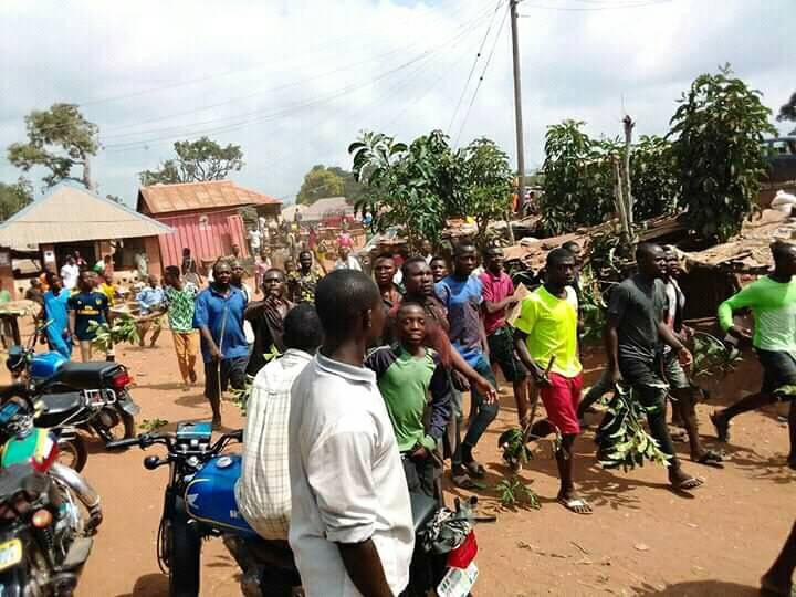 Angry youth protest in Benue 