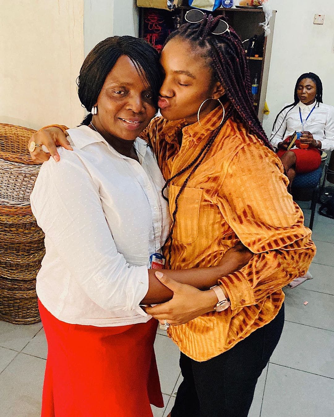 Simisola with her Mother Jedidiah ogunleye. 