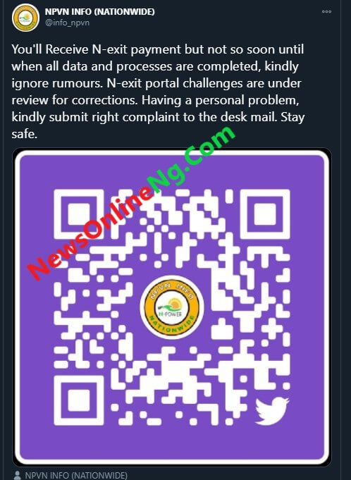N-Power Reveals When NEXIT Applicants Will Receive Payment