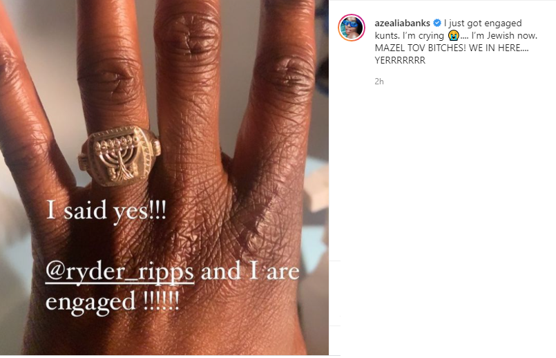 " I said yes" Azealia Banks