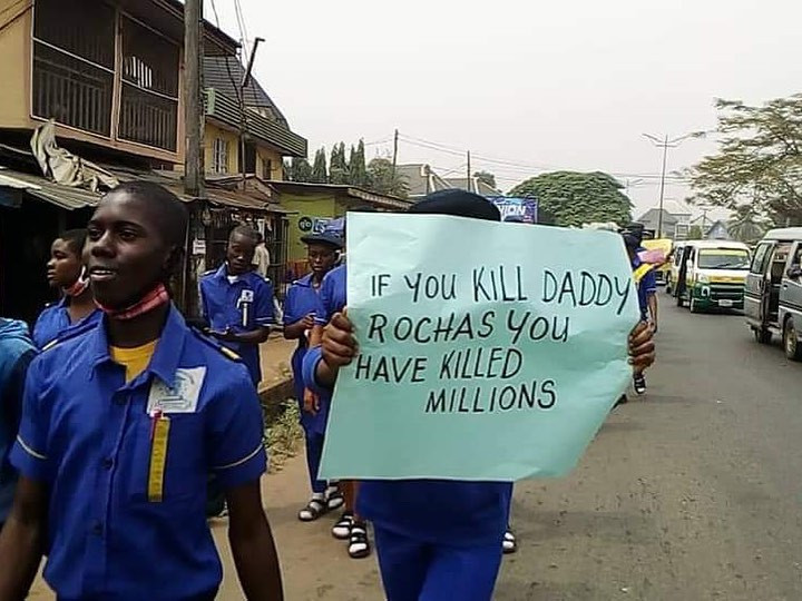 Students of Rochas Okorocha