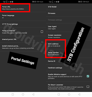 Hacked dstv configuration settings