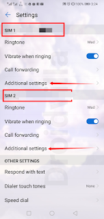 Disable caller id android