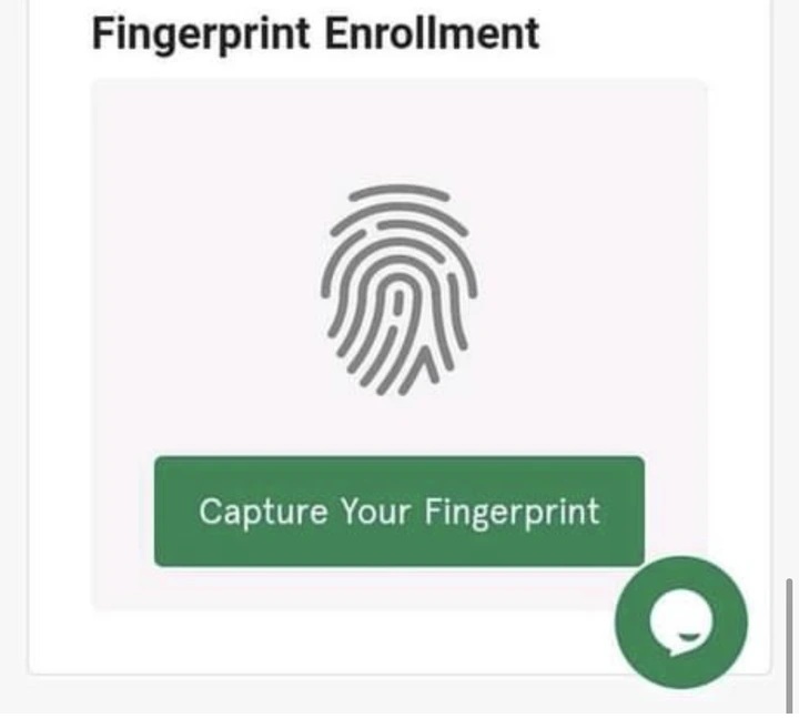 fingerprint enrollment