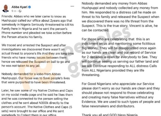 Abba Kyari deletes Facebook’s post on Hushpuppi