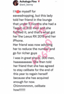  Lady Sleeps With 300 Men Within 5 Months To Acquire A Car And An Iphone