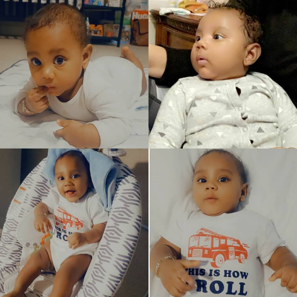 Reality TV star, Gifty Powers, shows off son