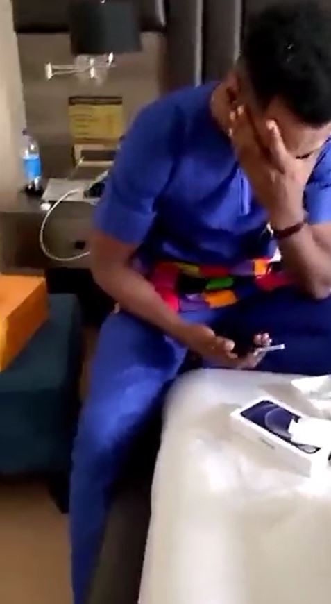 BBNaija's Yousef gets iPhone 12, other gifts from fans (Video)
