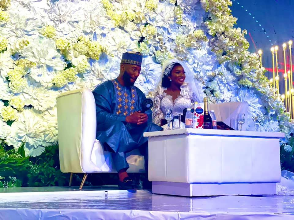 Patience and Goodluck Jonathan, Ahmed Lawan, Gov Diri, Dino Melaye, others at wedding reception of Gov. Mohammed