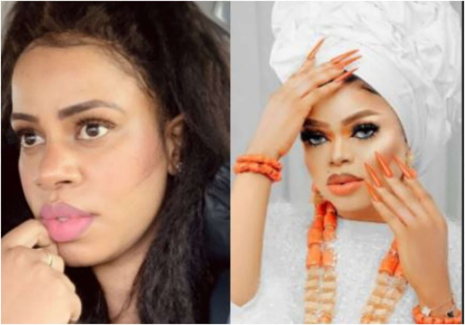 Bobrisky and Daffy Blanco