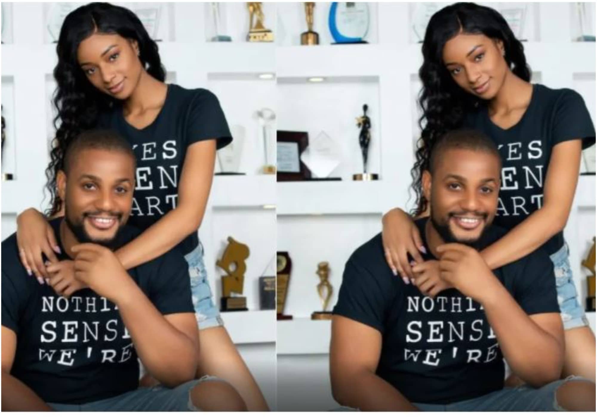 Alex Ekubo and fiancee sparks relationship break up
