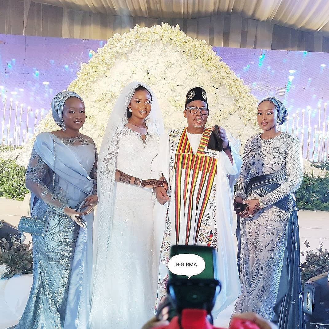 Patience and Goodluck Jonathan, Ahmed Lawan, Gov Diri, Dino Melaye, others at wedding reception of Gov. Mohammed