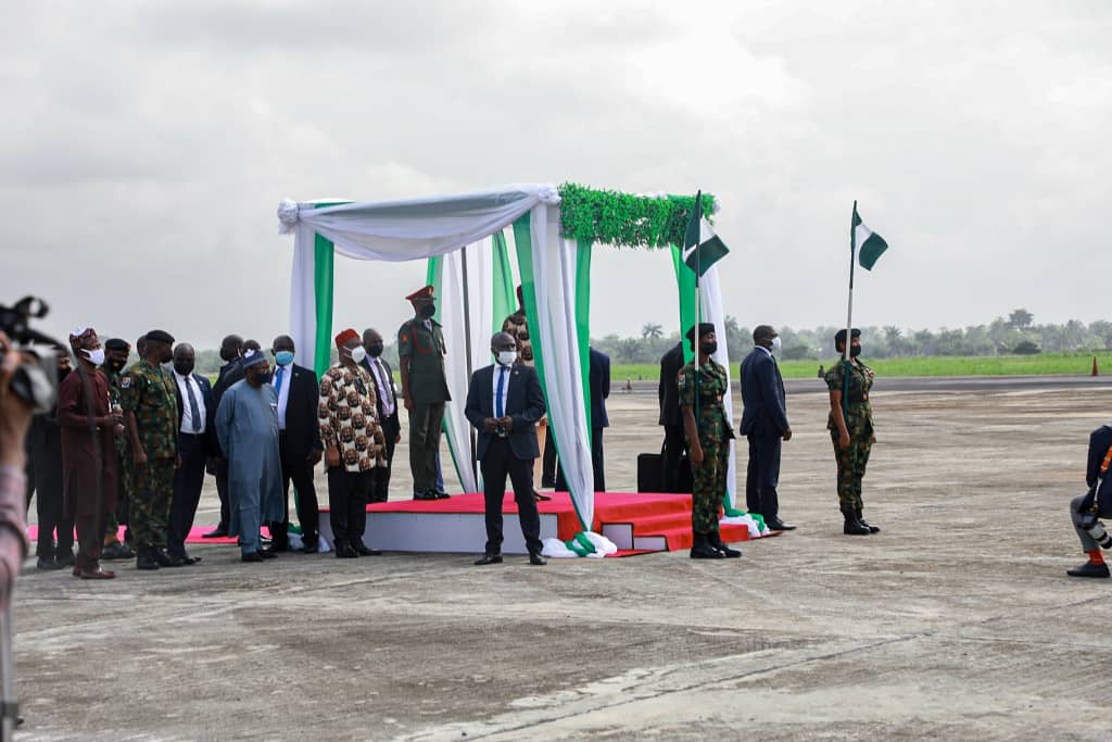 President Buhari Arrives Imo State