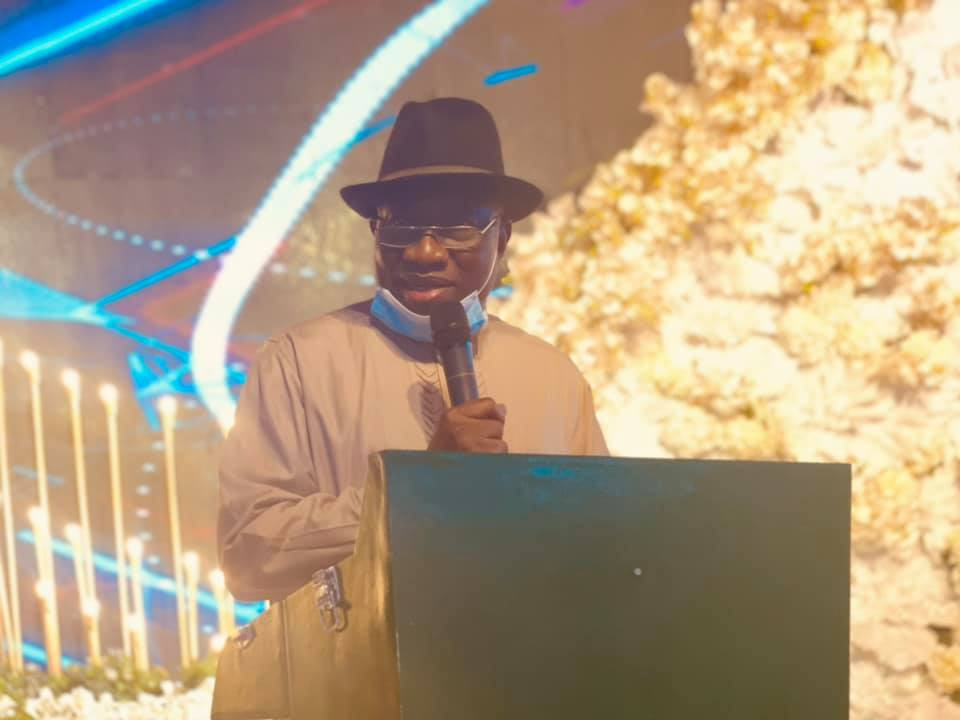 Patience and Goodluck Jonathan, Ahmed Lawan, Gov Diri, Dino Melaye, others at wedding reception of Gov. Mohammed