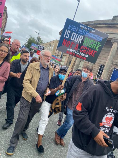 Yoruba nation agitators hit the street of UK to protest - See Why