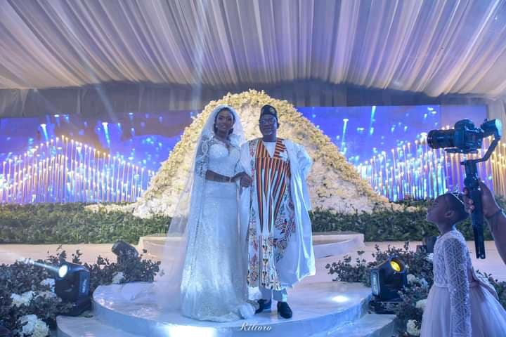 Patience and Goodluck Jonathan, Ahmed Lawan, Gov Diri, Dino Melaye, others at wedding reception of Gov. Mohammed