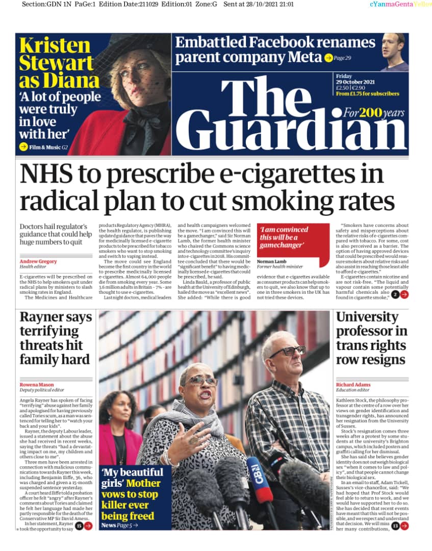 UK Newspapers Front Pages Review Today
