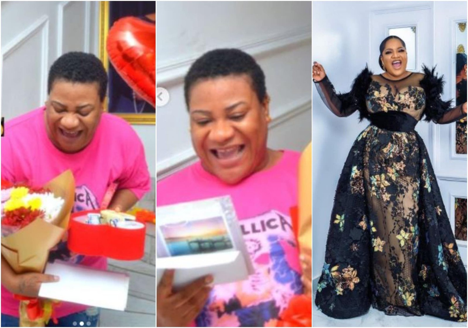 Toyin Abraham makes Nkechi's heart leap for joy