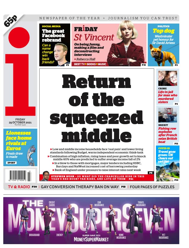 UK Newspapers Front Pages Review Today