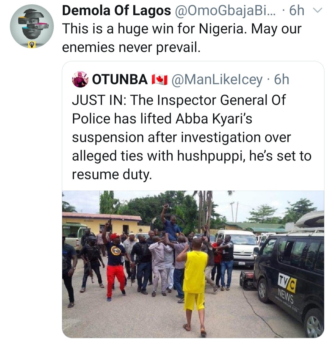Abba Kyari to resume work as IGP lifts his suspension after investigation over alleged ties with Hushpuppi