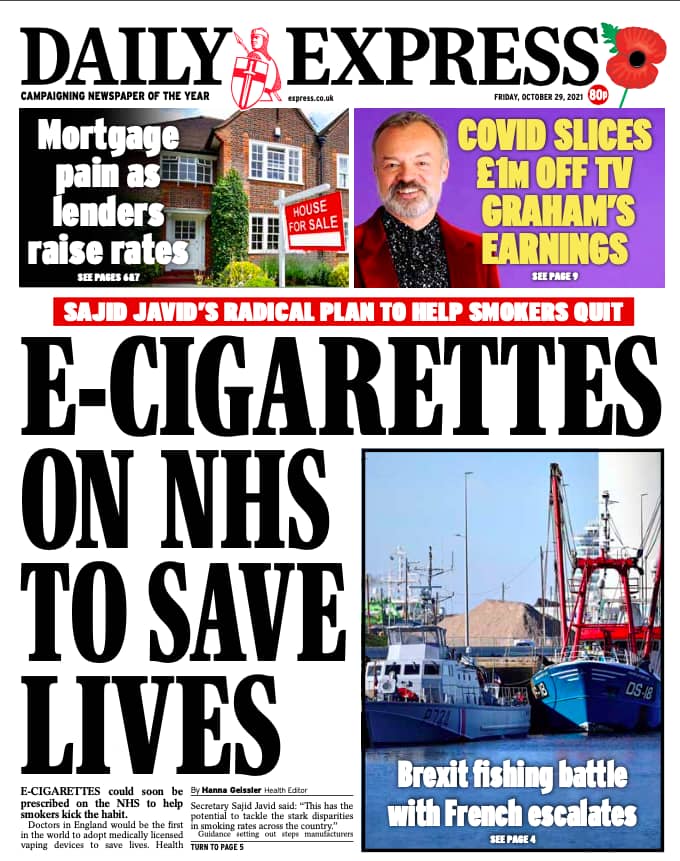 UK Newspapers Front Pages Review Today