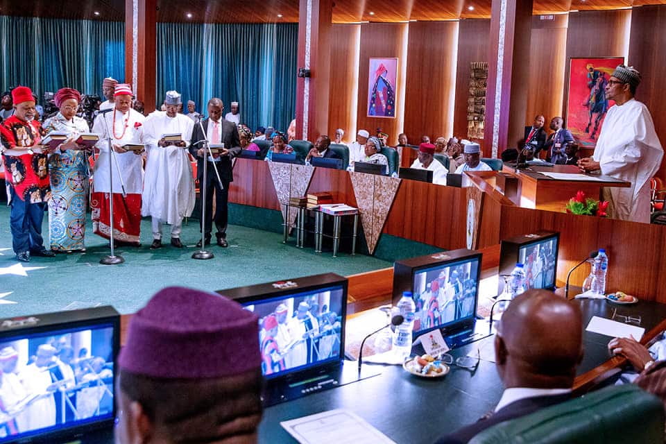 Buhari's cabinet complete List of Ministries Accused of Sabotaging Buhari’s Efforts Emerges