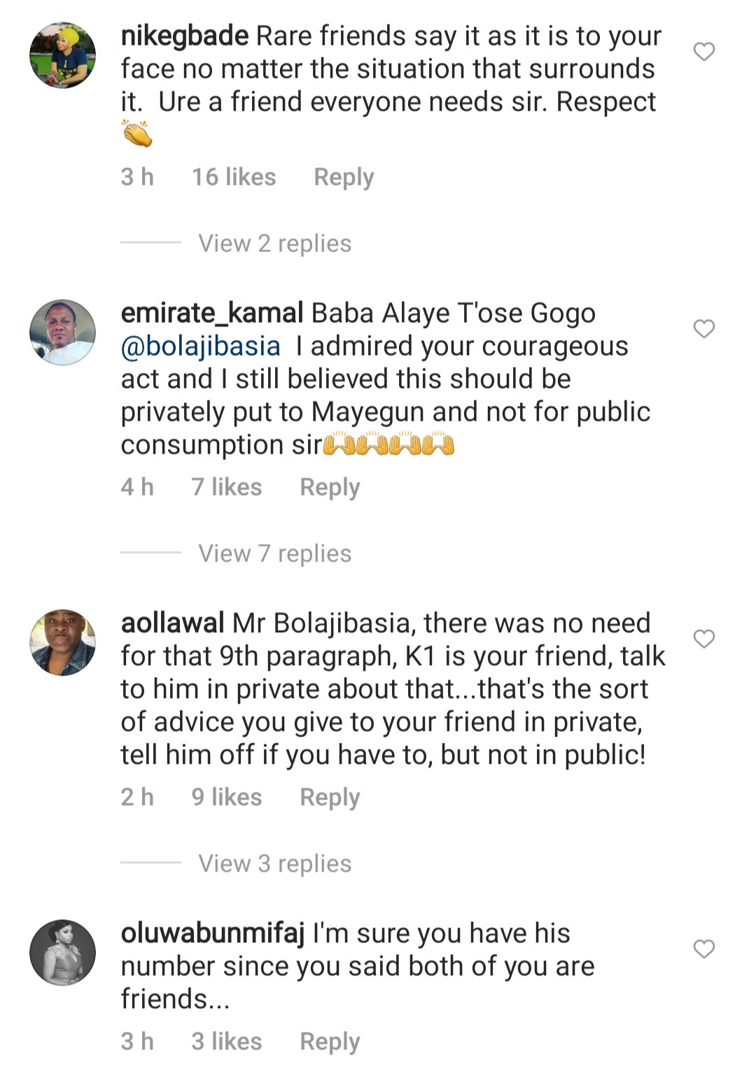"I want to wish your new wife to be the last but I know that may not be possible" Show promoter Bolaji Basia sends unusual congratulatory message to KWAM1 and his new wife