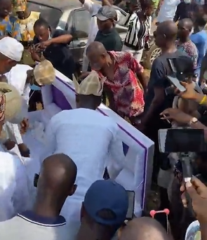 Photos from the funeral of veteran actor, Baba Suwe