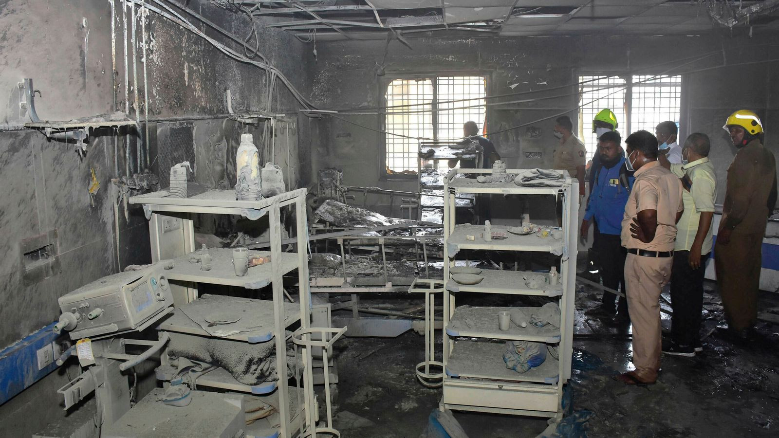 Four newborn babies killed in hospital fire, 36 others rescued