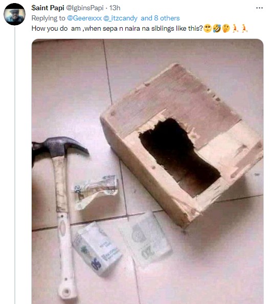 Nigerian lady shows off N5.3 million she saved in her piggy bank within 10 months