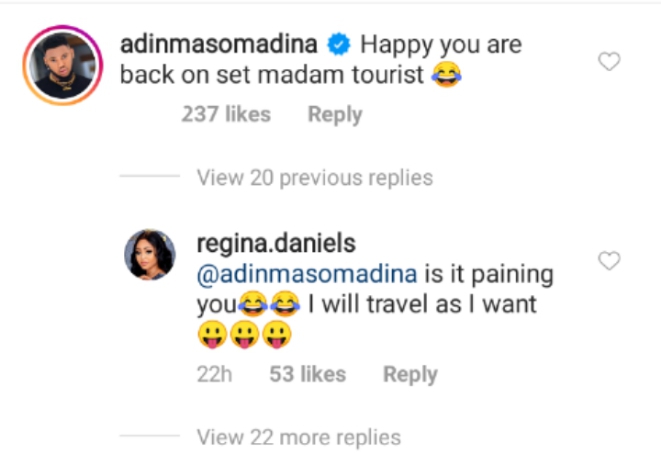 Is it paining you?: Regina Daniels Attacks ex-Boyfriend Somadina