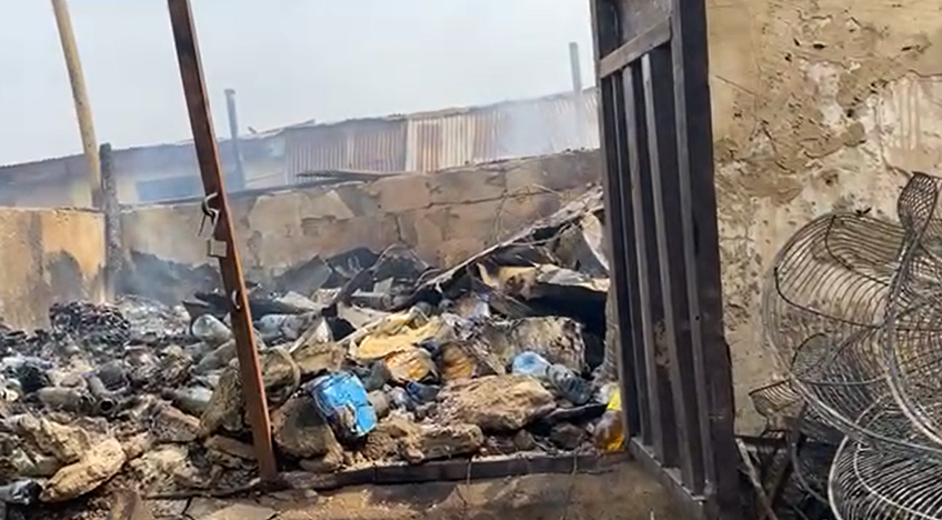 Millions lost as fire guts Nyanya market in Abuja (photos/video)