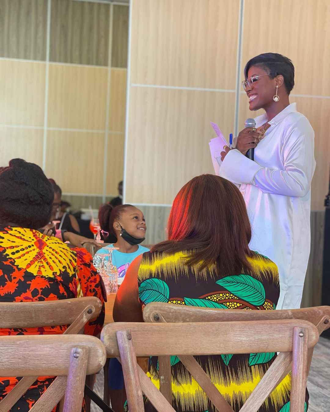BBN Star, Alex Unsual Stuns As She Host Cerelac Junior Event