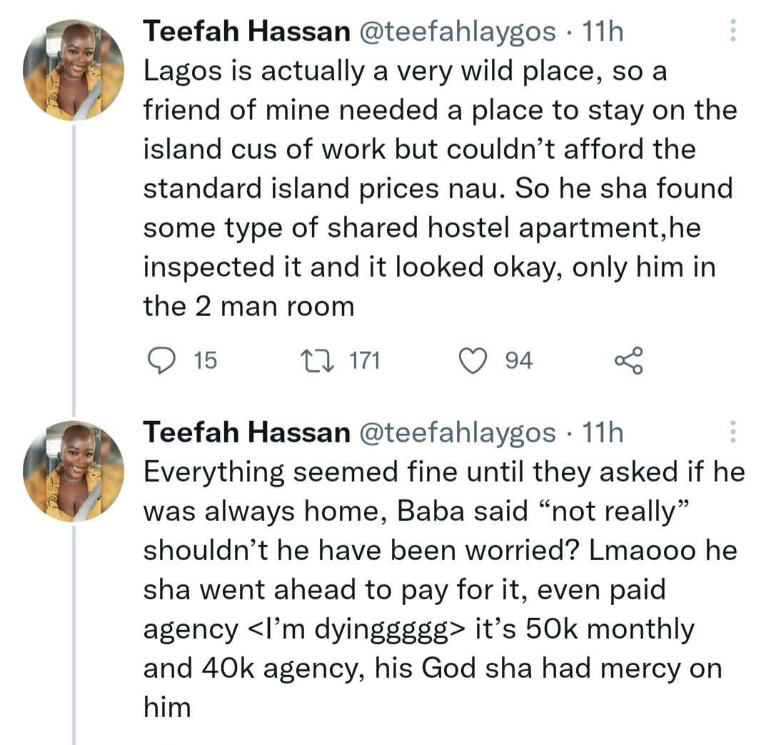  Media personality recounts how her friend was deceived into renting an isolation center in Lagos