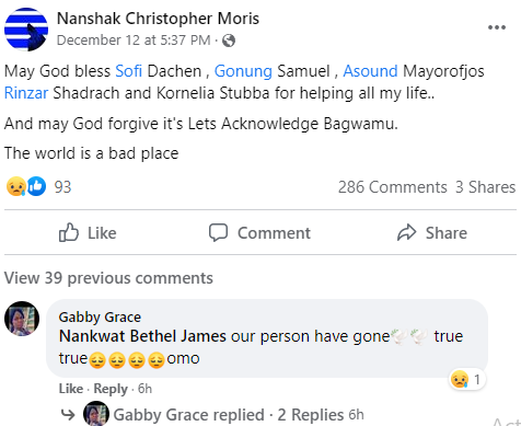 Plateau State University student commits suicide after positing note on Facebook (graphic photo)