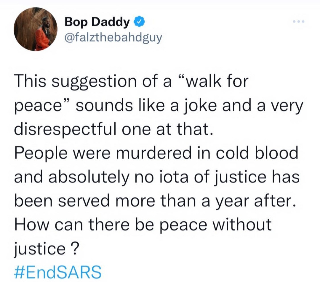 Falz and Mr Macaroni reject Gov Sanwo-Olu?s peace walk invitation