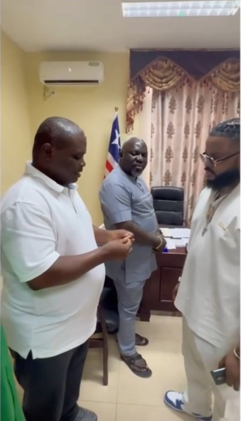 Whitemoney becomes a Senator in Liberia; assigned official car