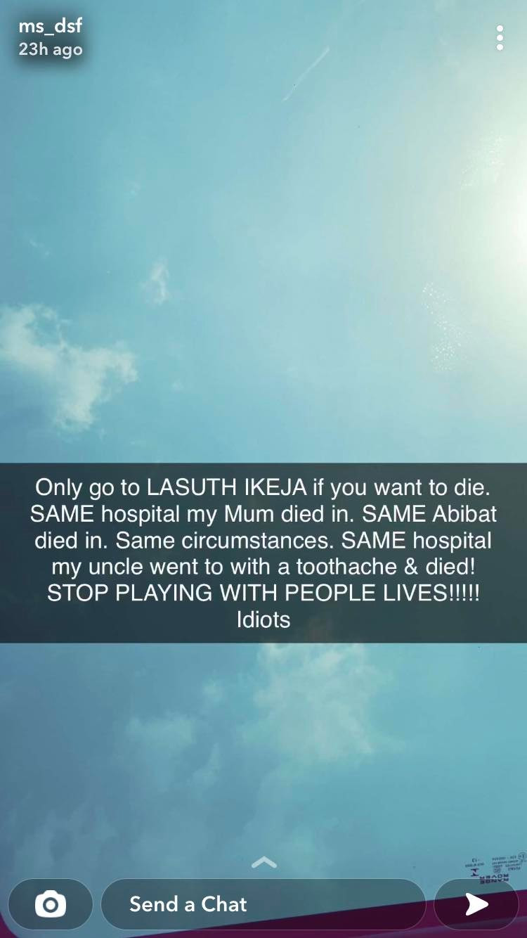 Actress Dorcas Fapson calls out LASUTH after three of her family members died in the hospital 