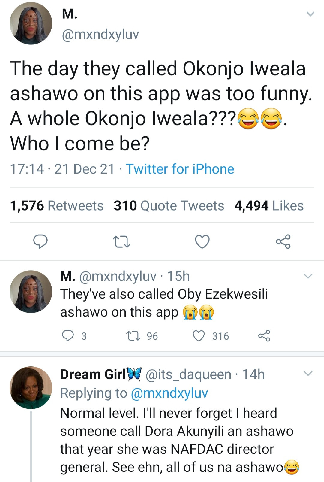 Man who called Ngozi Okonjo Iweala a very foul name years ago says he