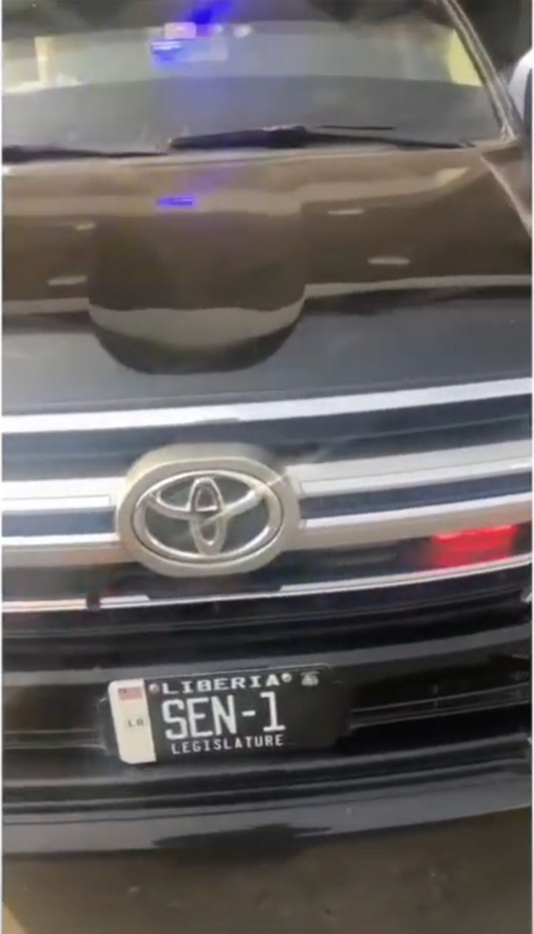 Whitemoney becomes a Senator in Liberia; assigned official car