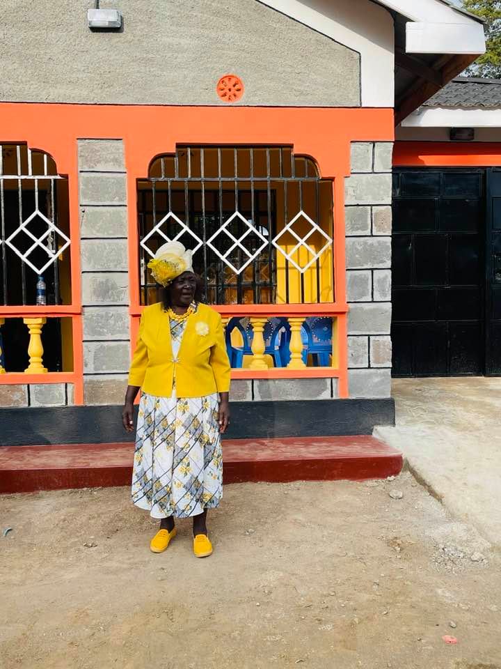 Lady Builds Beautiful 3-Bedroom House For Her Mum