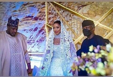 Osinbajo, Obasanjo, Nyesom Wike, others attend wedding dinner of Zara Bala, daughter of Bauchi state governor and her husband, Marla Sheriff (photos/videos)