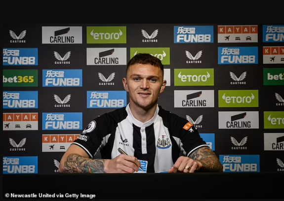 Newcastle confirm Kieran Trippier as first signing by their new mega-rich owners  (photos)