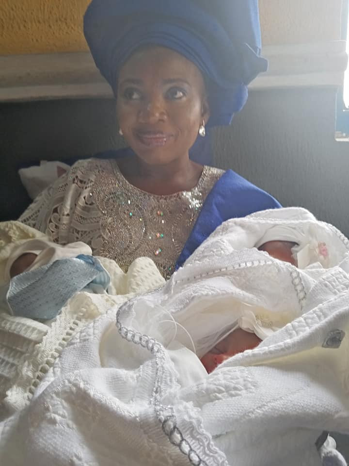 Nigerian couple welcome triplets after 15 years of waiting 