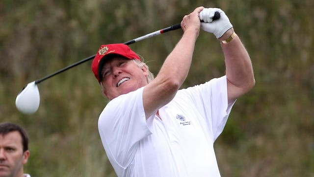 Trump declares himself America