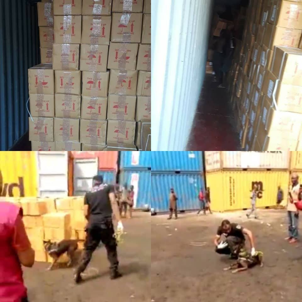 NDLEA intercepts 40,250kg Codeine worth N2b at Lagos port (photos/video)