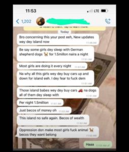 Another Video: Lagos Girls Accused Of Having S*x With German Shepherd Dogs For ₦1.5 Million #Doggy