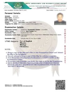 JAMB Reprint 2022 Portal - How to Reprint Jamb slip 