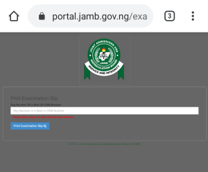 How to Reprint JAMB Slip 2022 without Email - JAMB Exam Slip Reprinting Portal 2022