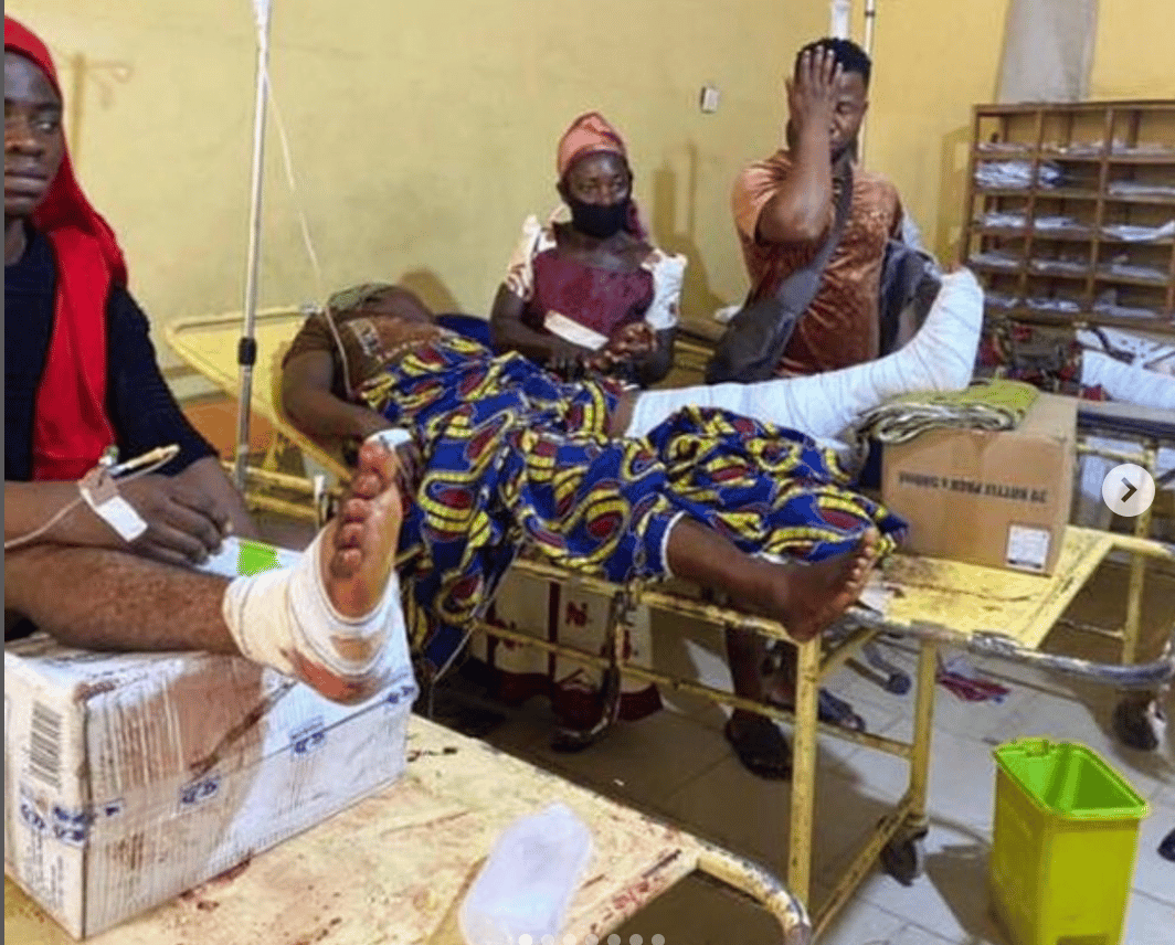Ondo Massacre: See Heartbreaking Photos Of Victims Sleeping On Metal Over Scarcity Of Bed At Federal Medical Centre